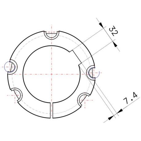 Moyeu amovible type 5050 - Ø Arbre 115mm