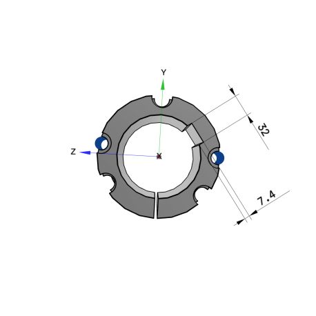 Moyeu amovible type 5050 - Ø Arbre 120mm