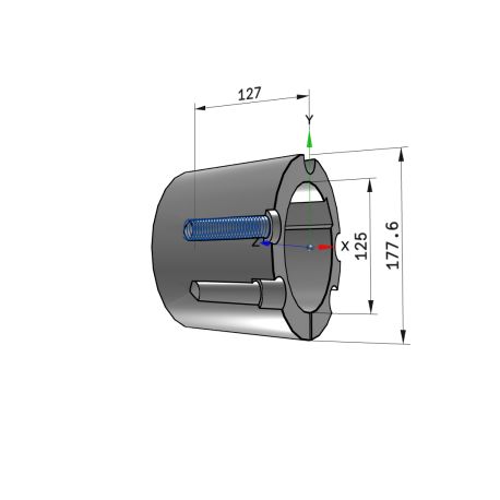 Moyeu amovible type 5050 - Ø Arbre 125mm