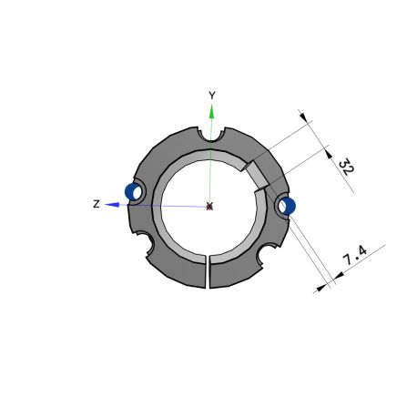 Moyeu amovible type 5050 - Ø Arbre 125mm
