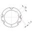 Moyeu amovible type 5050 - Ø Arbre 125mm