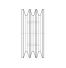 Poulie trapézoïdale SPC / C - 3 gorges - Ø180 mm - Moyeu amovible 2517 - Fonte