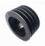 Poulie trapézoïdale SPC / C - 4 gorges - Ø180 mm - Moyeu amovible 3020 - Fonte