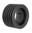 Poulie trapézoïdale SPC / C - 5 gorges - Ø180 mm - Moyeu amovible 3020 - Fonte