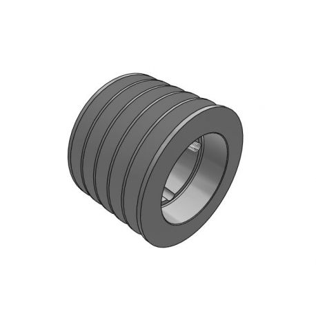 Poulie trapézoïdale SPC / C - 5 gorges - Ø180 mm - Moyeu amovible 3020 - Fonte