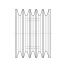 Poulie trapézoïdale SPC / C - 5 gorges - Ø180 mm - Moyeu amovible 3020 - Fonte