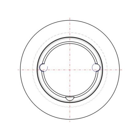 Poulie trapézoïdale SPC / C - 5 gorges - Ø180 mm - Moyeu amovible 3020 - Fonte