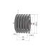 Poulie trapézoïdale SPC / C - 5 gorges - Ø200 mm - Moyeu amovible 3535 - Fonte