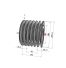 Poulie trapézoïdale SPC / C - 6 gorges - Ø200 mm - Moyeu amovible 3535 - Fonte