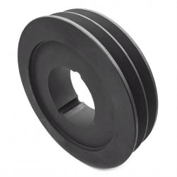 Poulie trapézoïdale SPC / C - 2 gorges - Ø224 mm - Moyeu amovible 3020 - Fonte
