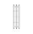 Poulie trapézoïdale SPC / C - 2 gorges - Ø224 mm - Moyeu amovible 3020 - Fonte