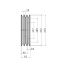Poulie trapézoïdale SPB / B - 3 gorges - Ø212 mm - Moyeu amovible 2517 - Fonte
