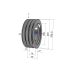 Poulie trapézoïdale SPC / C - 3 gorges - Ø224 mm - Moyeu amovible 3020 - Fonte