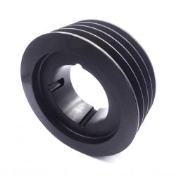 Poulie trapézoïdale SPC / C - 4 gorges - Ø224 mm - Moyeu amovible 3535 - Fonte