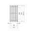 Poulie trapézoïdale SPC / C - 4 gorges - Ø224 mm - Moyeu amovible 3535 - Fonte