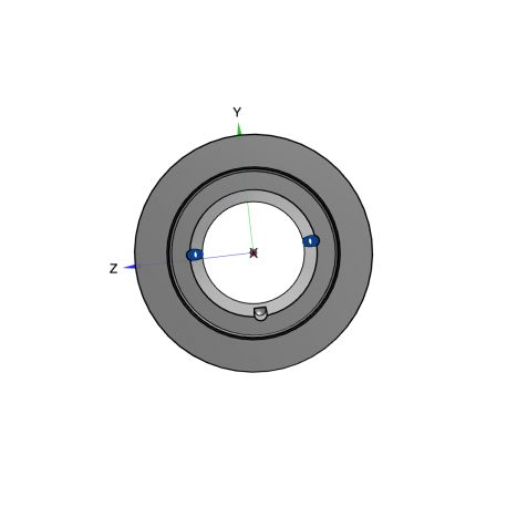 Poulie trapézoïdale SPC / C - 4 gorges - Ø224 mm - Moyeu amovible 3535 - Fonte