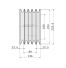 Poulie trapézoïdale SPC / C - 5 gorges - Ø224 mm - Moyeu amovible 3535 - Fonte