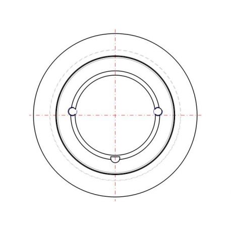 Poulie trapézoïdale SPC / C - 5 gorges - Ø224 mm - Moyeu amovible 3535 - Fonte