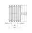 Poulie trapézoïdale SPC / C - 6 gorges - Ø224 mm - Moyeu amovible 3535 - Fonte