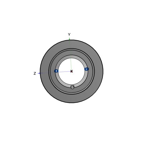 Poulie trapézoïdale SPC / C - 6 gorges - Ø224 mm - Moyeu amovible 3535 - Fonte