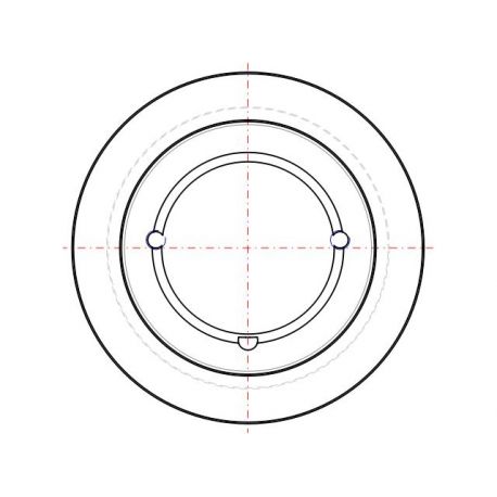 Poulie trapézoïdale SPC / C - 6 gorges - Ø224 mm - Moyeu amovible 3535 - Fonte