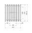 Poulie trapézoïdale SPC / C - 8 gorges - Ø224 mm - Moyeu amovible 3535 - Fonte