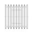Poulie trapézoïdale SPC / C - 8 gorges - Ø224 mm - Moyeu amovible 3535 - Fonte