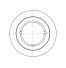 Poulie trapézoïdale SPC / C - 8 gorges - Ø224 mm - Moyeu amovible 3535 - Fonte