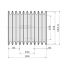 Poulie trapézoïdale SPC / C - 10 gorges - Ø224 mm - Moyeu amovible 4040 - Fonte