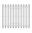 Poulie trapézoïdale SPC / C - 10 gorges - Ø224 mm - Moyeu amovible 4040 - Fonte