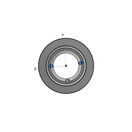 Poulie trapézoïdale SPC / C - 10 gorges - Ø224 mm - Moyeu amovible 4040 - Fonte