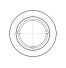 Poulie trapézoïdale SPC / C - 10 gorges - Ø224 mm - Moyeu amovible 4040 - Fonte