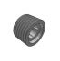 Poulie trapézoïdale SPC / C - 6 gorges - Ø250 mm - Moyeu amovible 3535 - Fonte