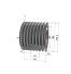 Poulie trapézoïdale SPC / C - 8 gorges - Ø250 mm - Moyeu amovible 3535 - Fonte