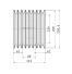 Poulie trapézoïdale SPC / C - 8 gorges - Ø250 mm - Moyeu amovible 3535 - Fonte