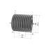 Poulie trapézoïdale SPC / C - 10 gorges - Ø250 mm - Moyeu amovible 4040 - Fonte