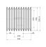 Poulie trapézoïdale SPC / C - 10 gorges - Ø250 mm - Moyeu amovible 4040 - Fonte