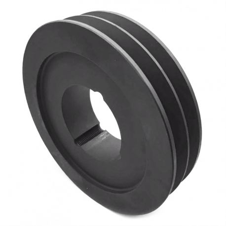 Poulie trapézoïdale SPC / C - 2 gorges - Ø280 mm - Moyeu amovible 3535 - Fonte