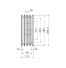 Poulie trapézoïdale SPC / C - 4 gorges - Ø280 mm - Moyeu amovible 3535 - Fonte