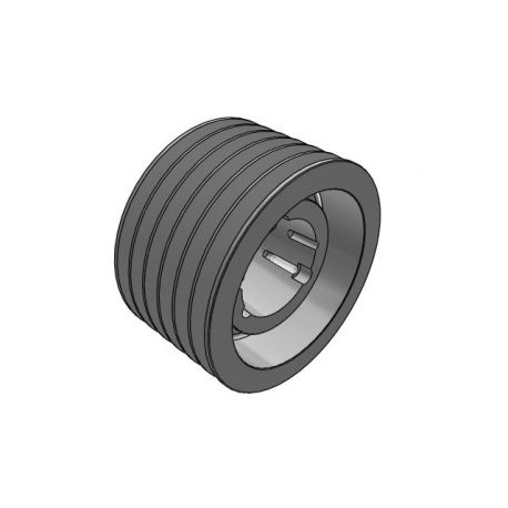 Poulie trapézoïdale SPC / C - 6 gorges - Ø280 mm - Moyeu amovible 3535 - Fonte