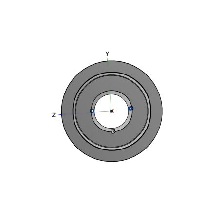 Poulie trapézoïdale SPC / C - 8 gorges - Ø280 mm - Moyeu amovible 3535 - Fonte