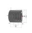 Poulie trapézoïdale SPC / C - 10 gorges - Ø280 mm - Moyeu amovible 4040 - Fonte
