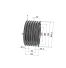 Poulie trapézoïdale SPC / C - 6 gorges - Ø300 mm - Moyeu amovible 3535 - Fonte