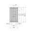 Poulie trapézoïdale SPC / C - 6 gorges - Ø300 mm - Moyeu amovible 3535 - Fonte