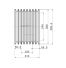 Poulie trapézoïdale SPC / C - 8 gorges - Ø300 mm - Moyeu amovible 4040 - Fonte