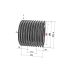 Poulie trapézoïdale SPC / C - 10 gorges - Ø300 mm - Moyeu amovible 4545 - Fonte