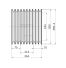 Poulie trapézoïdale SPC / C - 10 gorges - Ø300 mm - Moyeu amovible 4545 - Fonte