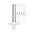 Poulie trapézoïdale SPC / C - 2 gorges - Ø315 mm - Moyeu amovible 3535 - Fonte