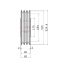 Poulie trapézoïdale SPC / C - 3 gorges - Ø315 mm - Moyeu amovible 3535 - Fonte