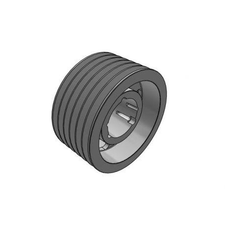 Poulie trapézoïdale SPC / C - 6 gorges - Ø315 mm - Moyeu amovible 3535 - Fonte
